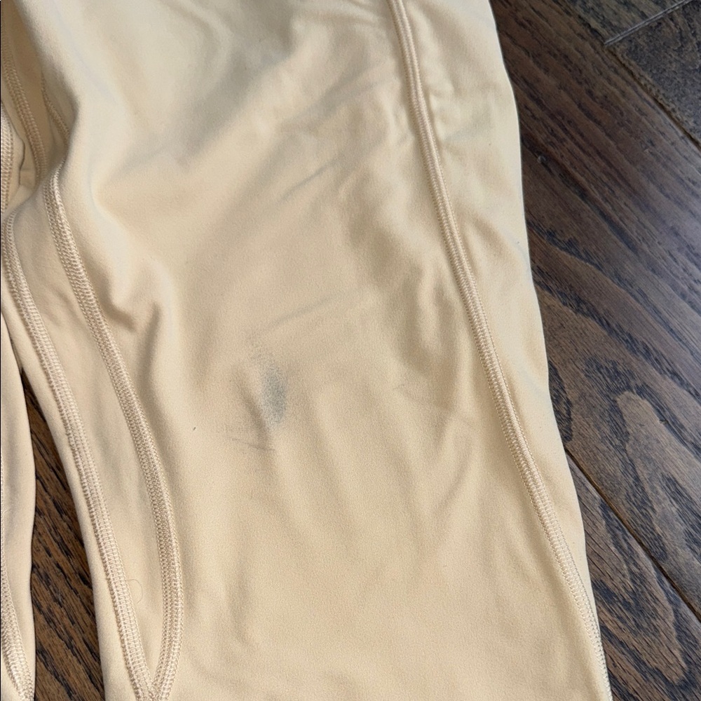 Lululemon Align high-rise leggings 25” cream bone maternity friendly size 12 - Picture 8 of 12